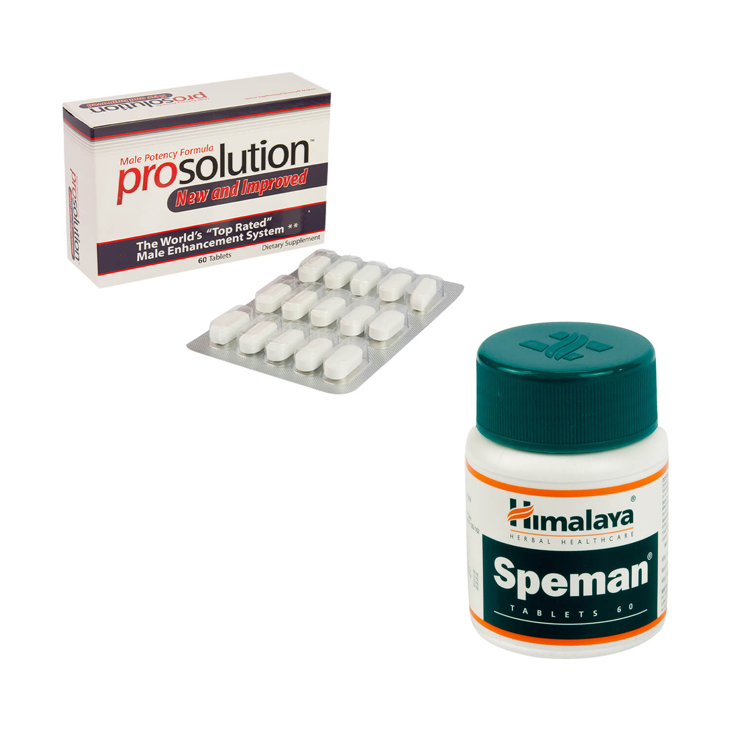 スペマン speman ヒマラヤ ハーバルズ サプリメント 60錠入 6本セット サイズUP×精子増量セット】スペマン60錠＋プロソリューション60